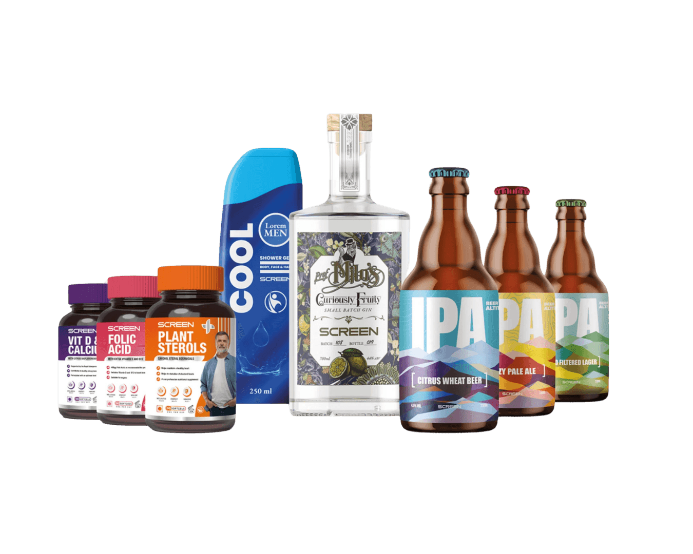 Custom label printing showcase